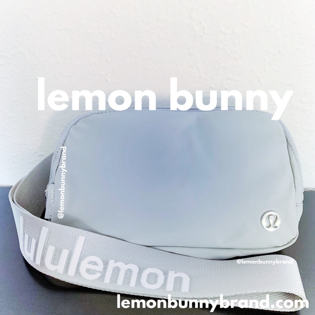 Lululemon Everywhere Belt Bag In Silver Drop/White Wordmark (1l) Brand New Nwt